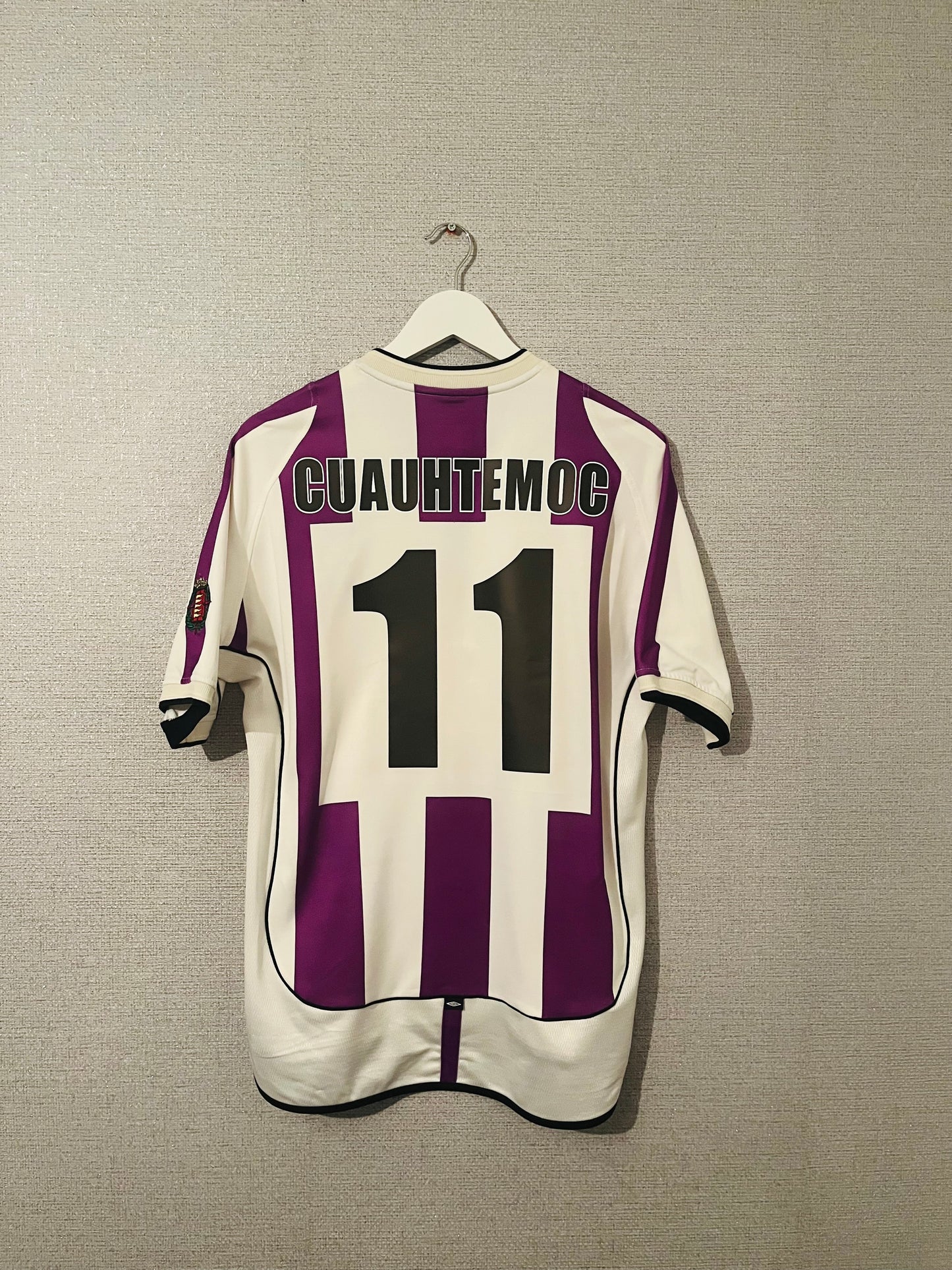 Real Valladolid home football shirt 2001/02 Blanco Medium