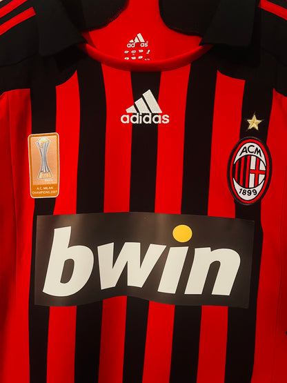 AC Milan home football shirt 2007/08 Maldini XL