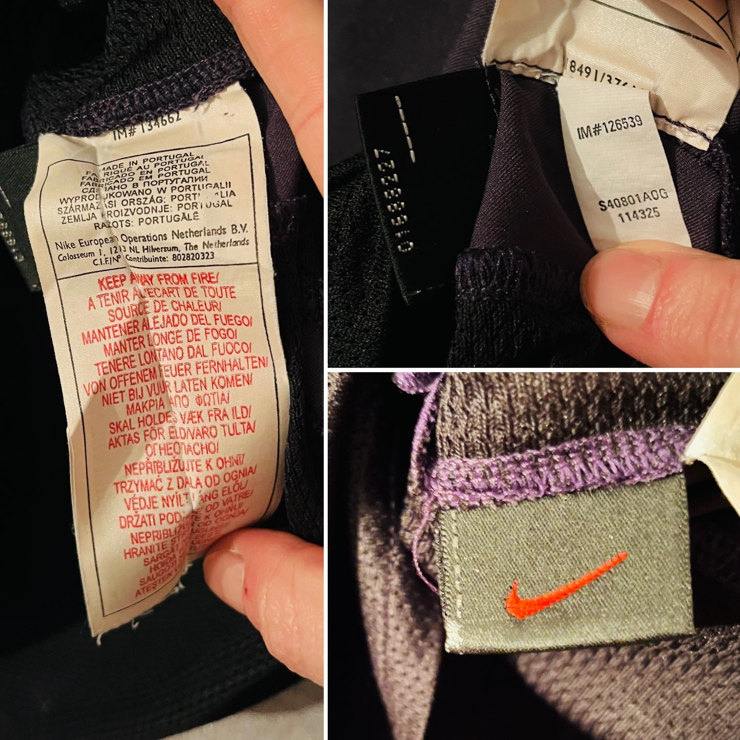 Juventus third football shirt 2003/04 Trezeguet Medium