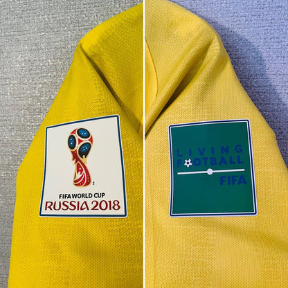 Brazil home football shirt            W/C 2018 Neymar Jr Medium