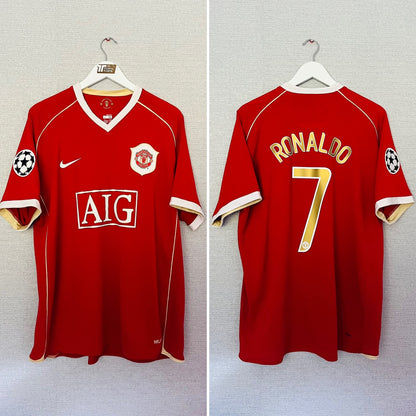Manchester United home football shirt 2006/07 CR7 XL
