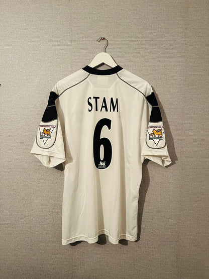 Manchester United away football shirt 1999/2000 Stam XL