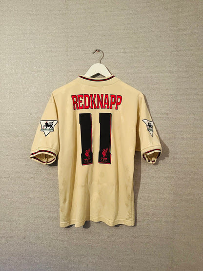 Liverpool away football shirt 1996/97 Redknapp Medium