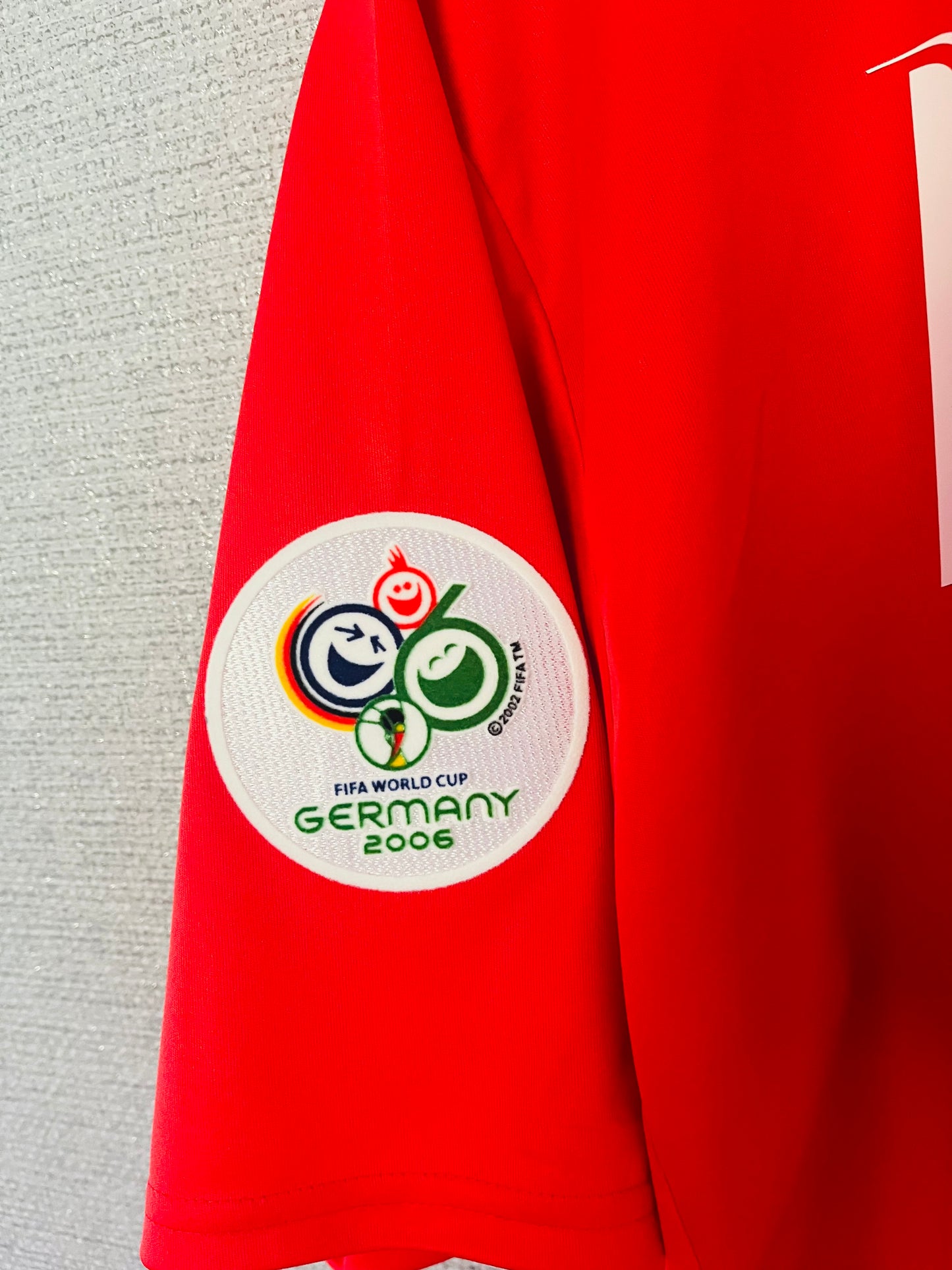 Czech Republic home football shirt W/C 2006 Nedved XL