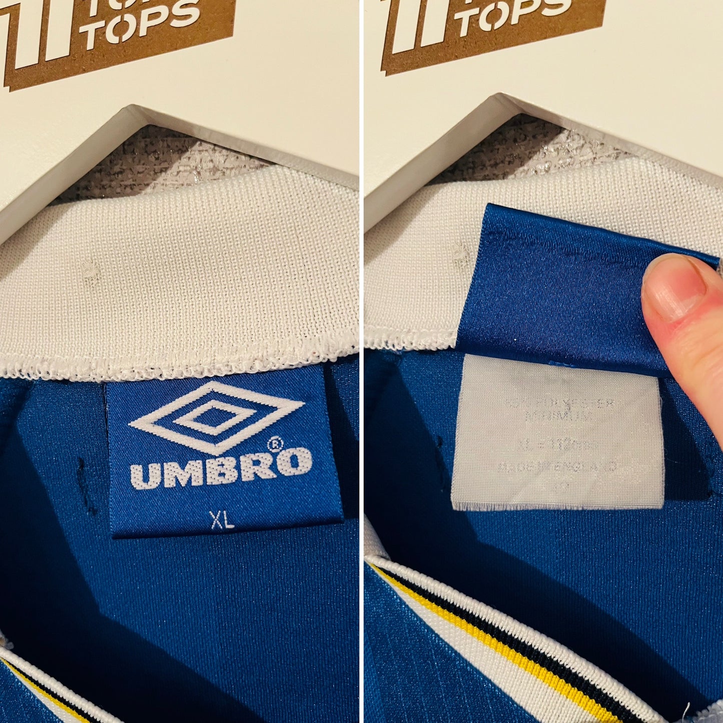 Chelsea home football shirt 1997/99 Gullit XL