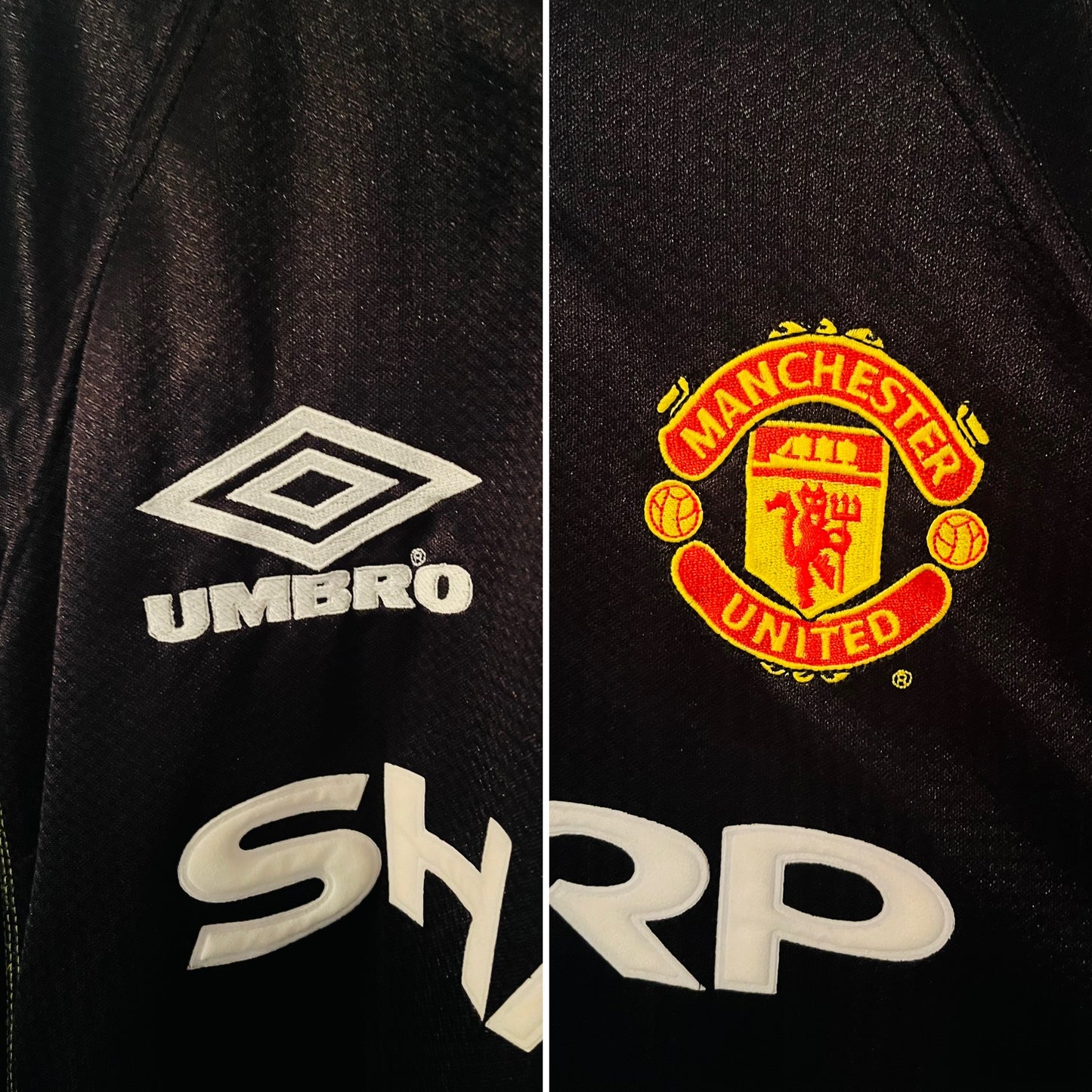Manchester United third football shirt 1998/99 Stam XXL