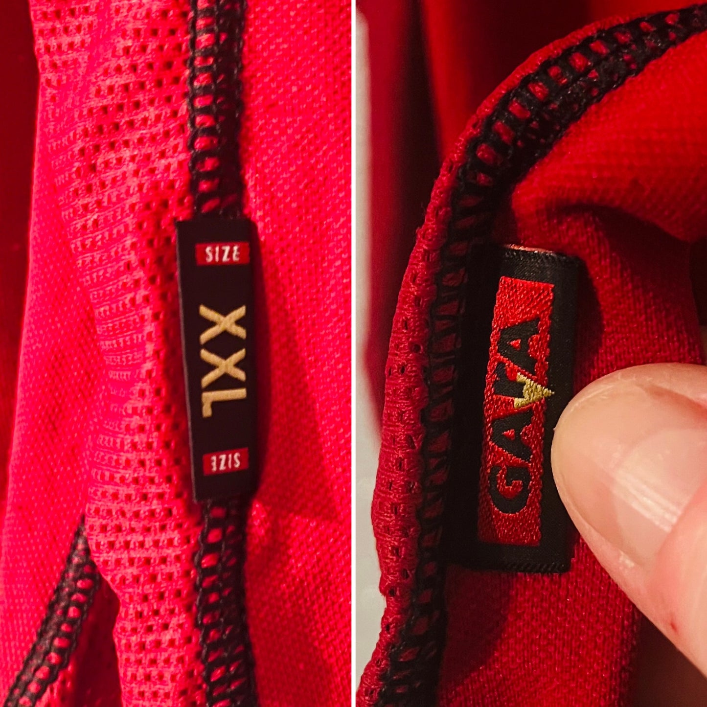 Roma home football shirt 2002/03 Montella Large