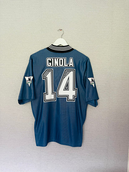 Newcastle United away football shirt 1996/97 Ginola Medium