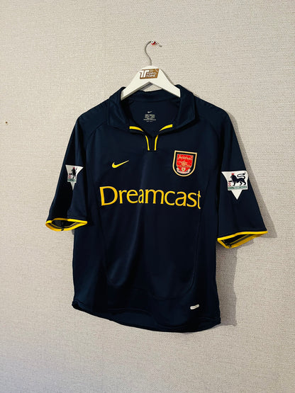 Arsenal third football shirt 2000/01 Vieira Medium