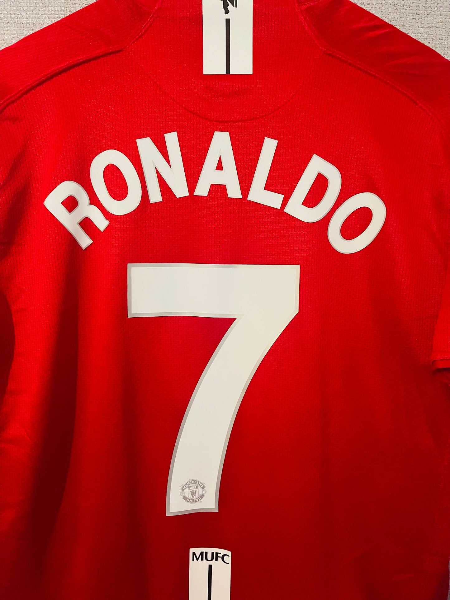 Manchester United home football shirt 2008/09 CR7 Large
