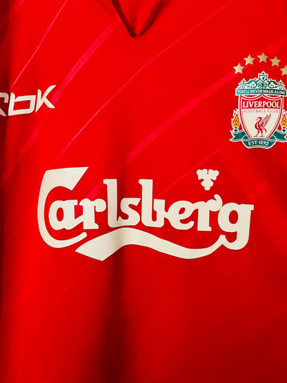 Liverpool home football shirt 2005/06 Alonso Medium