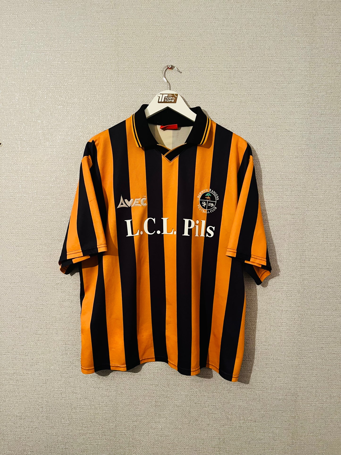 Berwick Rangers home Football shirt 1998/99 Large