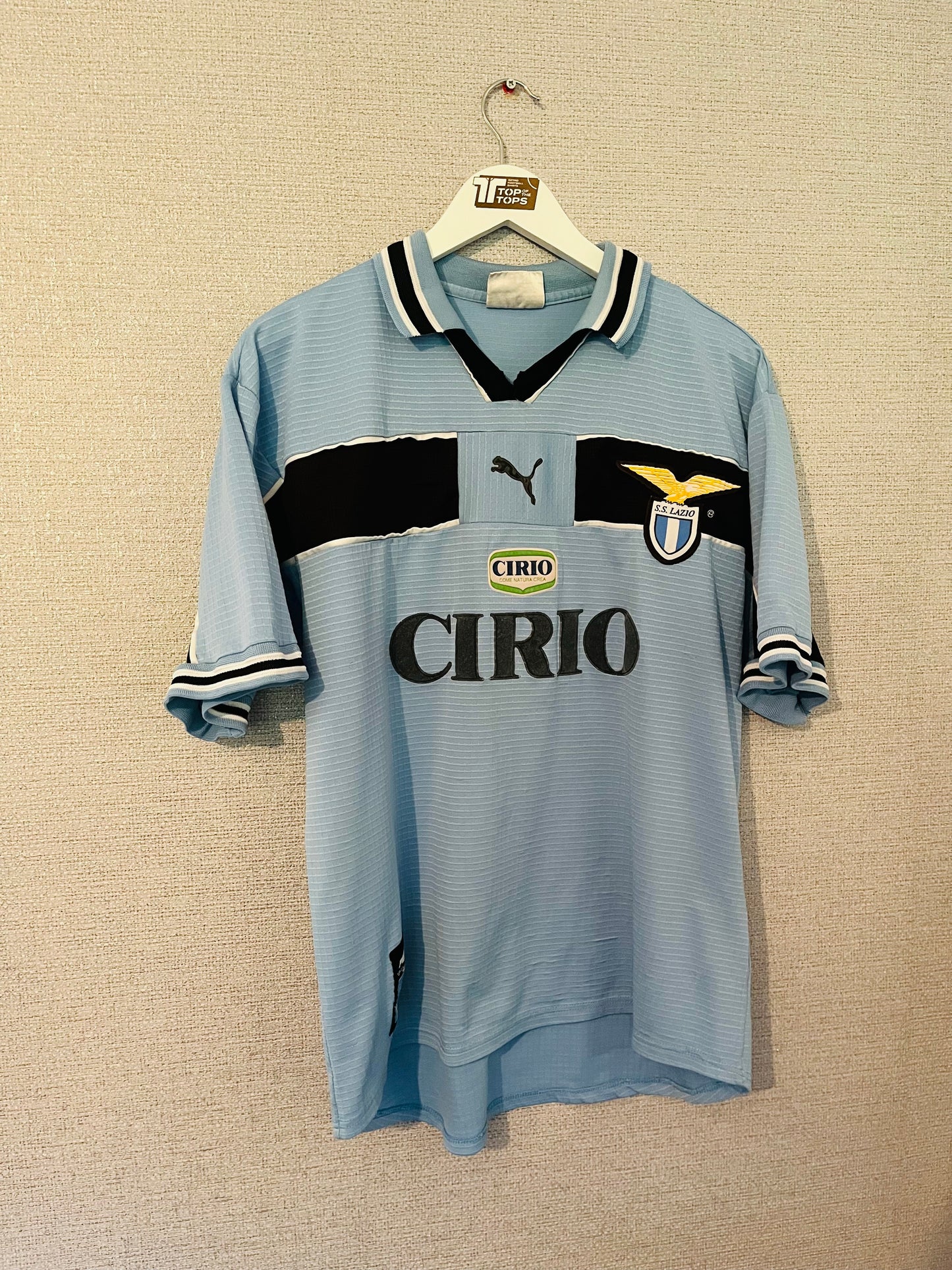 Lazio home football shirt 1998/2000 Salas Large