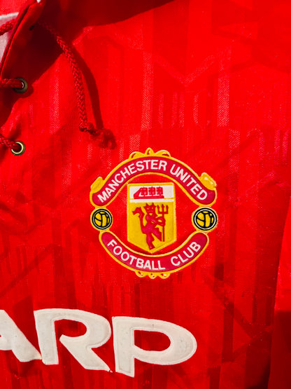 Manchester United home football shirt 1993/94 Irwin Large