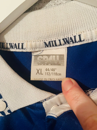 Millwall home football shirt 1990/91 Large