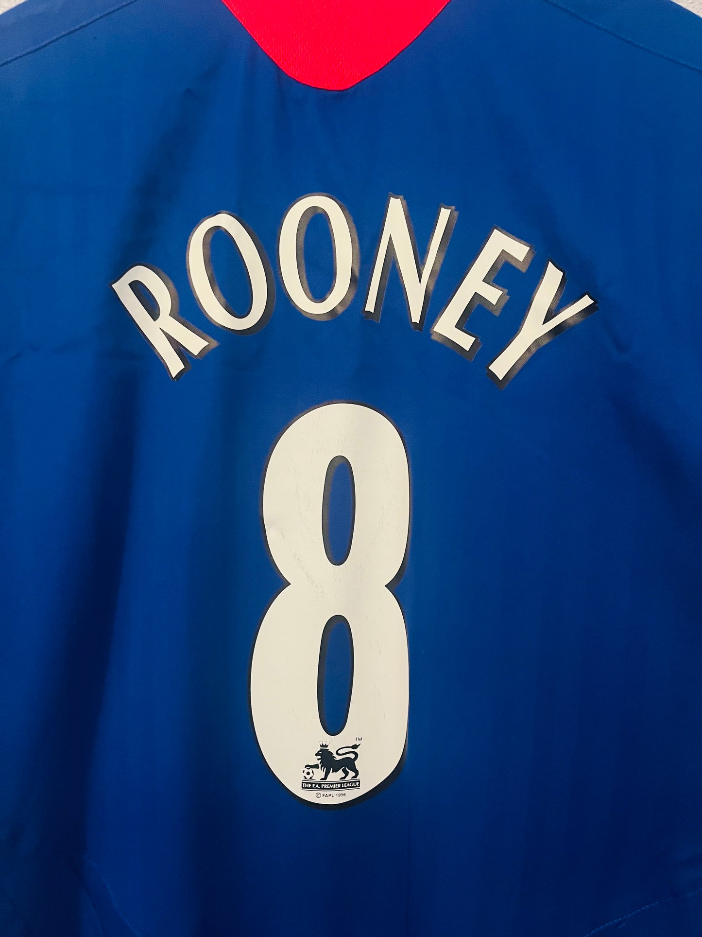 Manchester United away football shirt 2005/06 Rooney XXL
