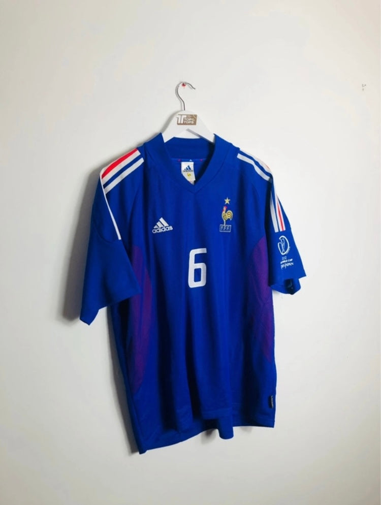 France home football shirt Djorkaeff World Cup 2002 XL