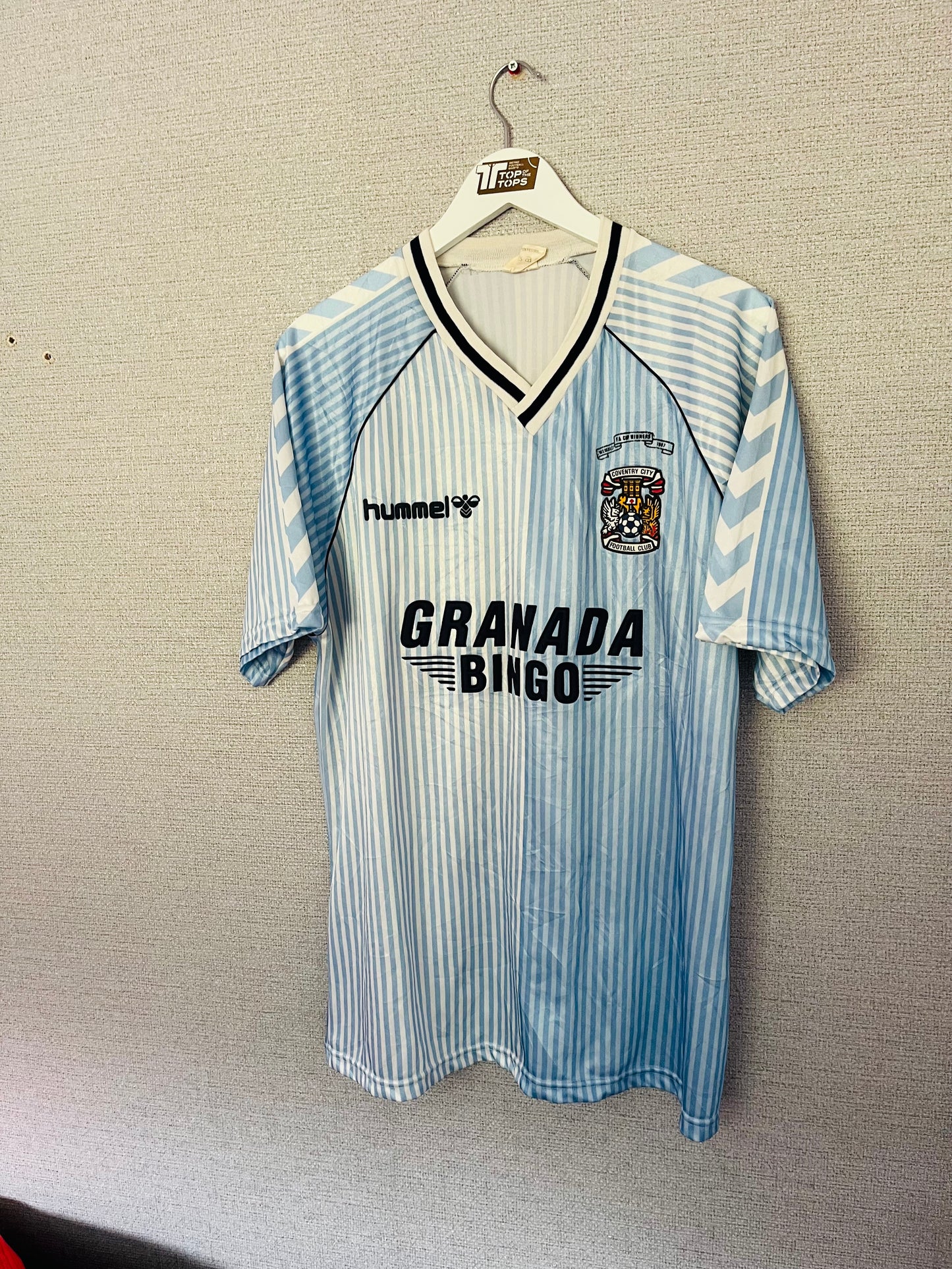 Coventry City home football shirt 1987/89 XL