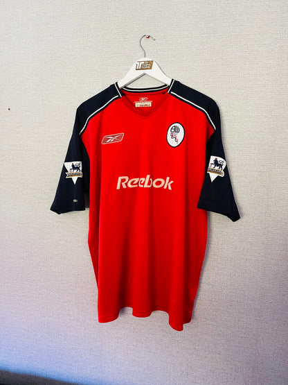 Bolton Wanderers away football shirt 2003/04 Okocha XL