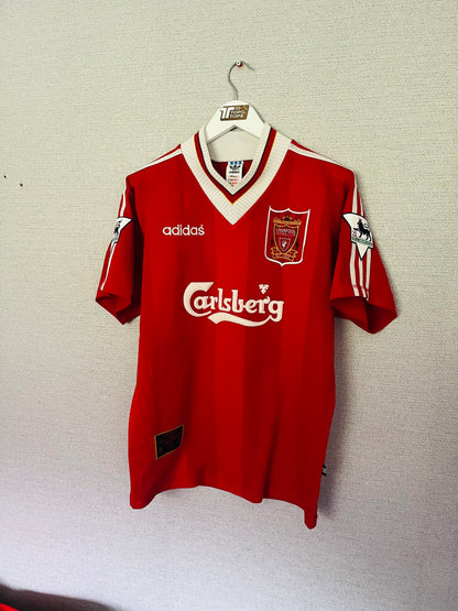 Liverpool home football shirt 1995/96 Fowler Medium