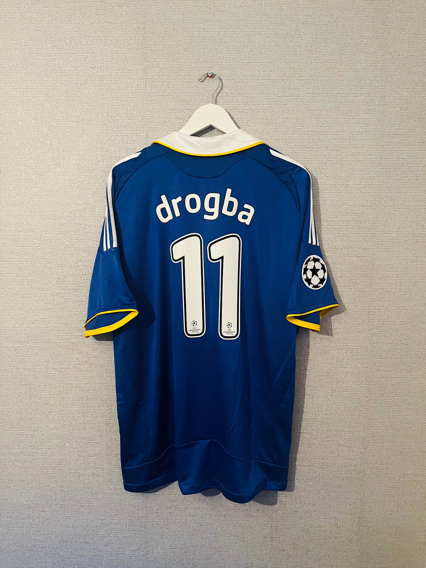 Chelsea home football shirt 2008/09 Drogba XL