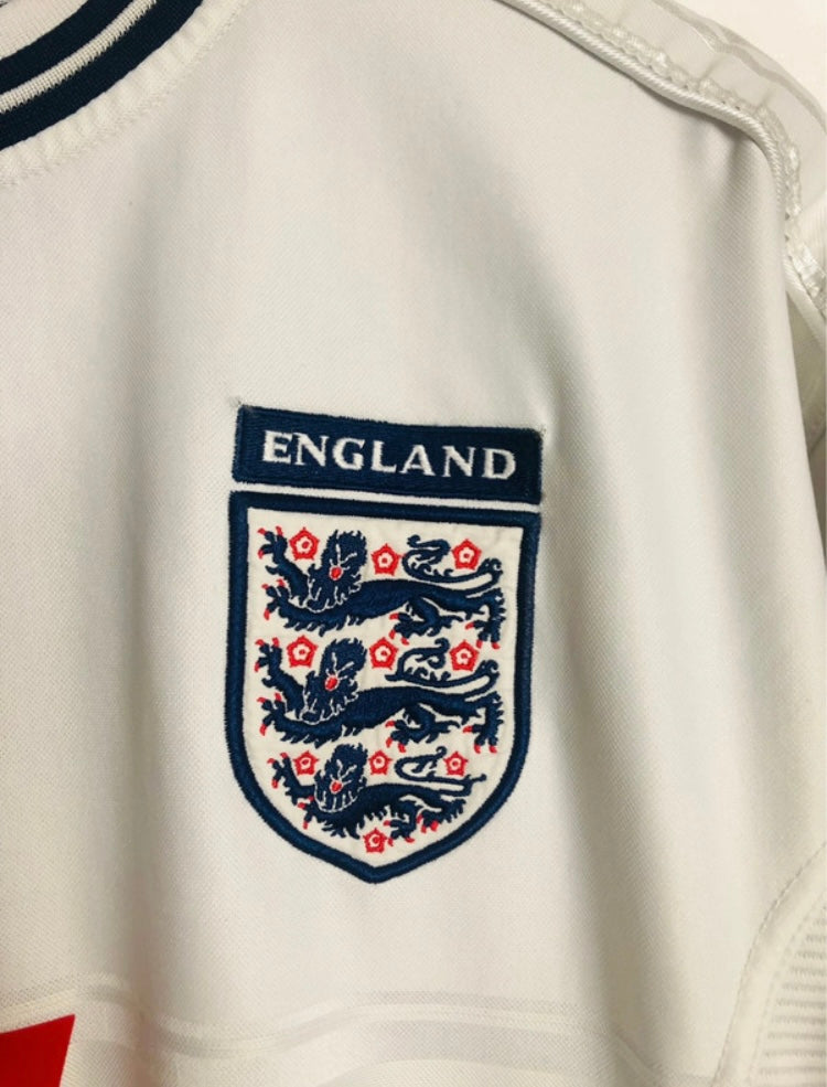 England home football shirt 1999/2000 Beckham medium