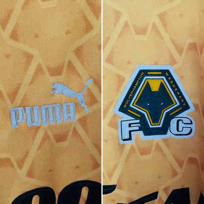 Wolverhampton Wanderers home football shirt 1996/98 Large