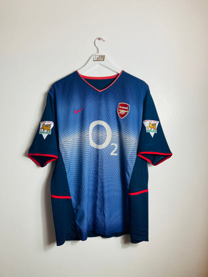 Arsenal away football shirt 2002/03 Viera XL
