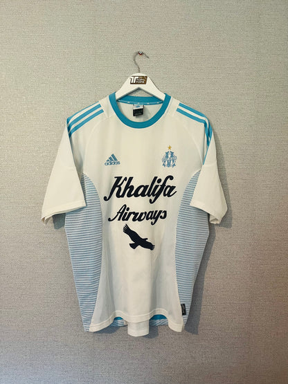 Olympique Marseille home football shirt 2002/03 Large