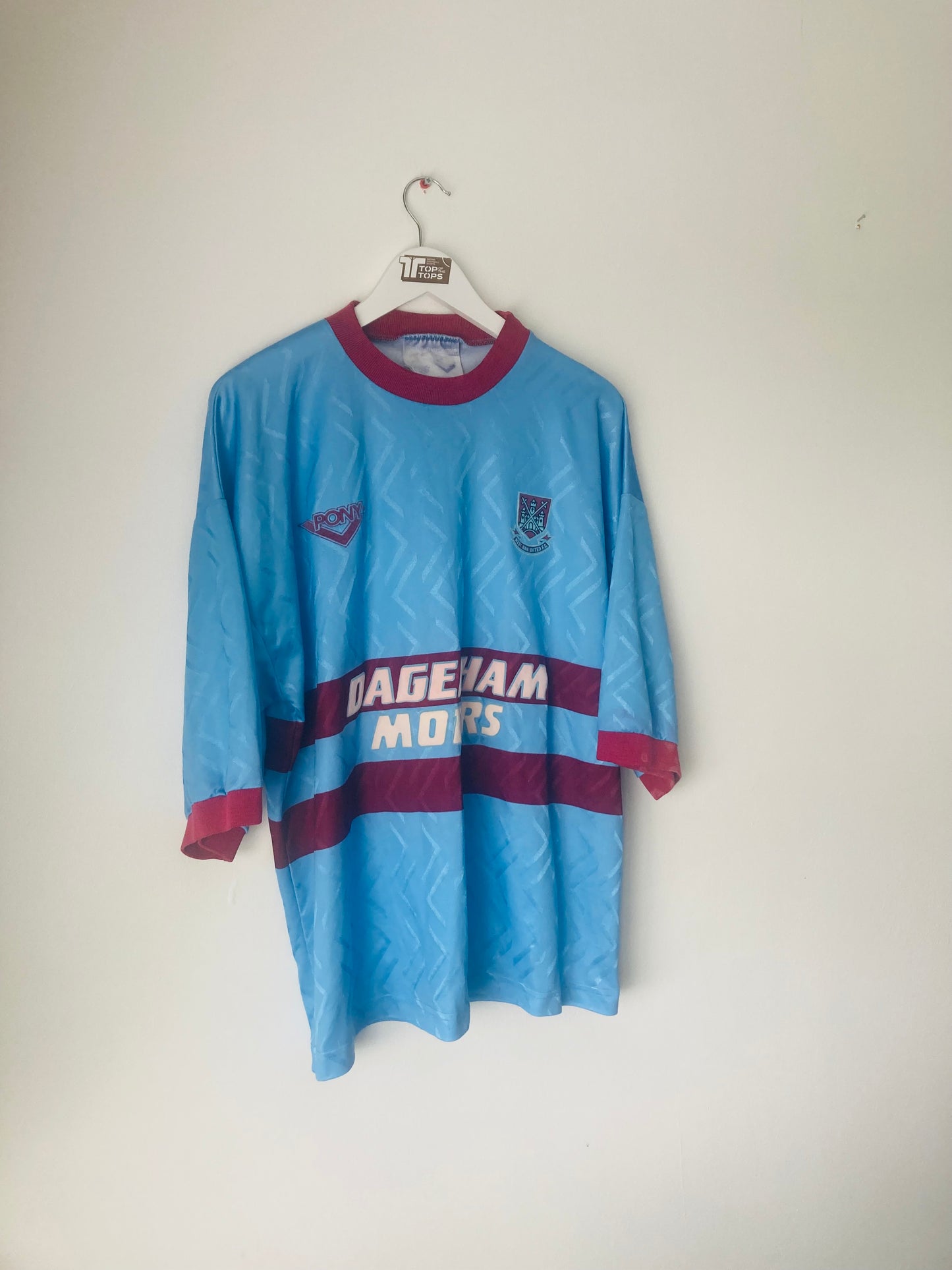 West Ham United away football shirt 1993/95 Large