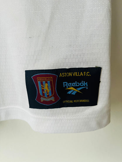 Aston Villa away football shirt 1997/98 Yorke Medium