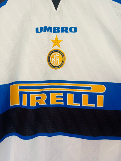 Inter Milan away football shirt 1996/97 Zanetti XL