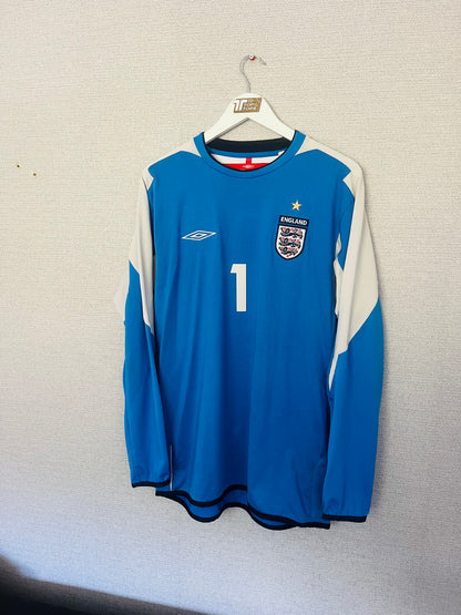 England goalkeeper football shirt Euro 2004 James Large