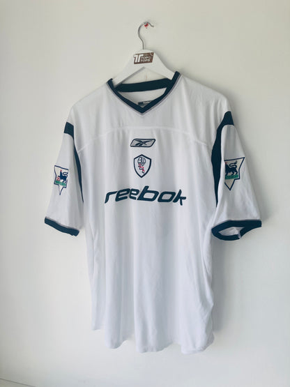 Bolton Wanderers home football shirt 2001/03 Mike Whitlow XL