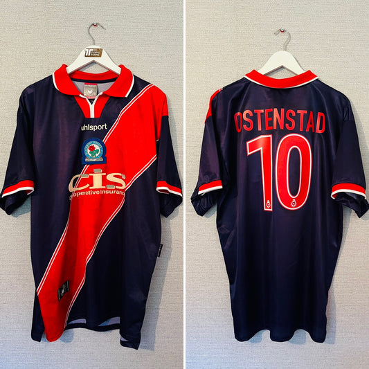 Blackburn Rovers third football shirt 1999/2000 Ostenstad XL
