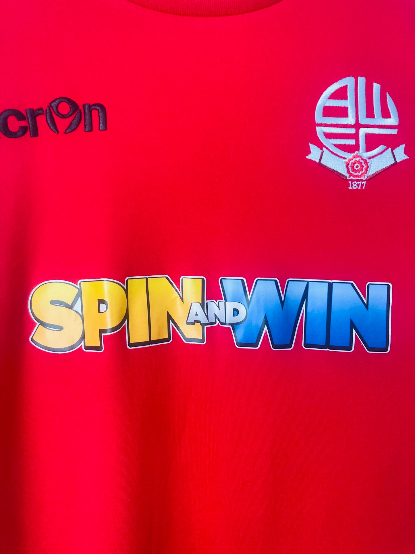 Bolton Wanderers goalkeeper football shirt 2016/17 Large