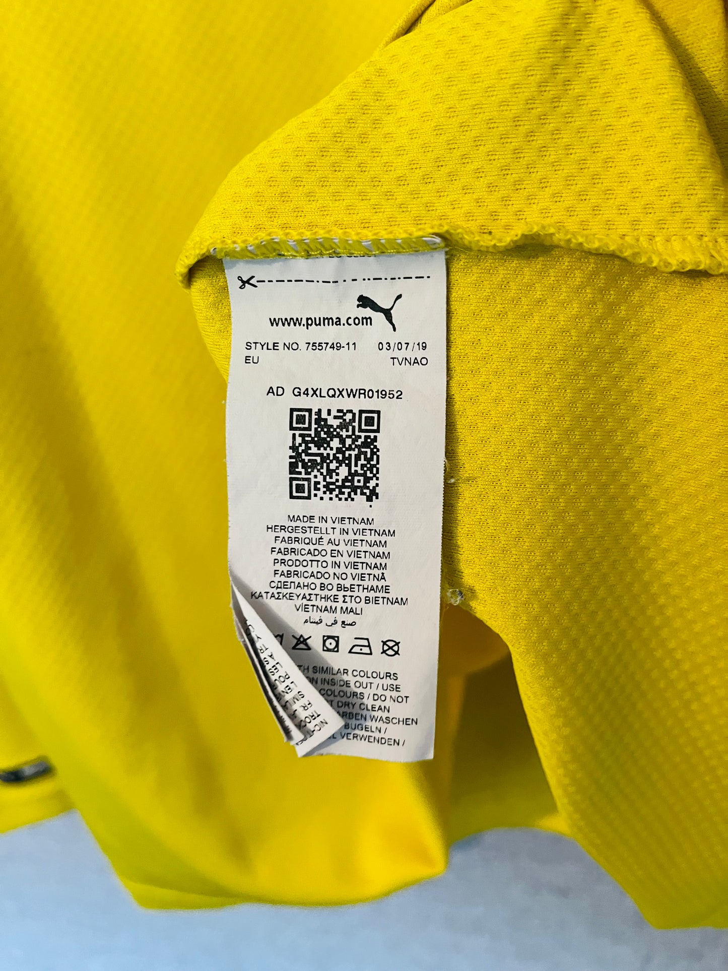 Borussia Dortmund home football shirt 2019/20 Haaland XXL