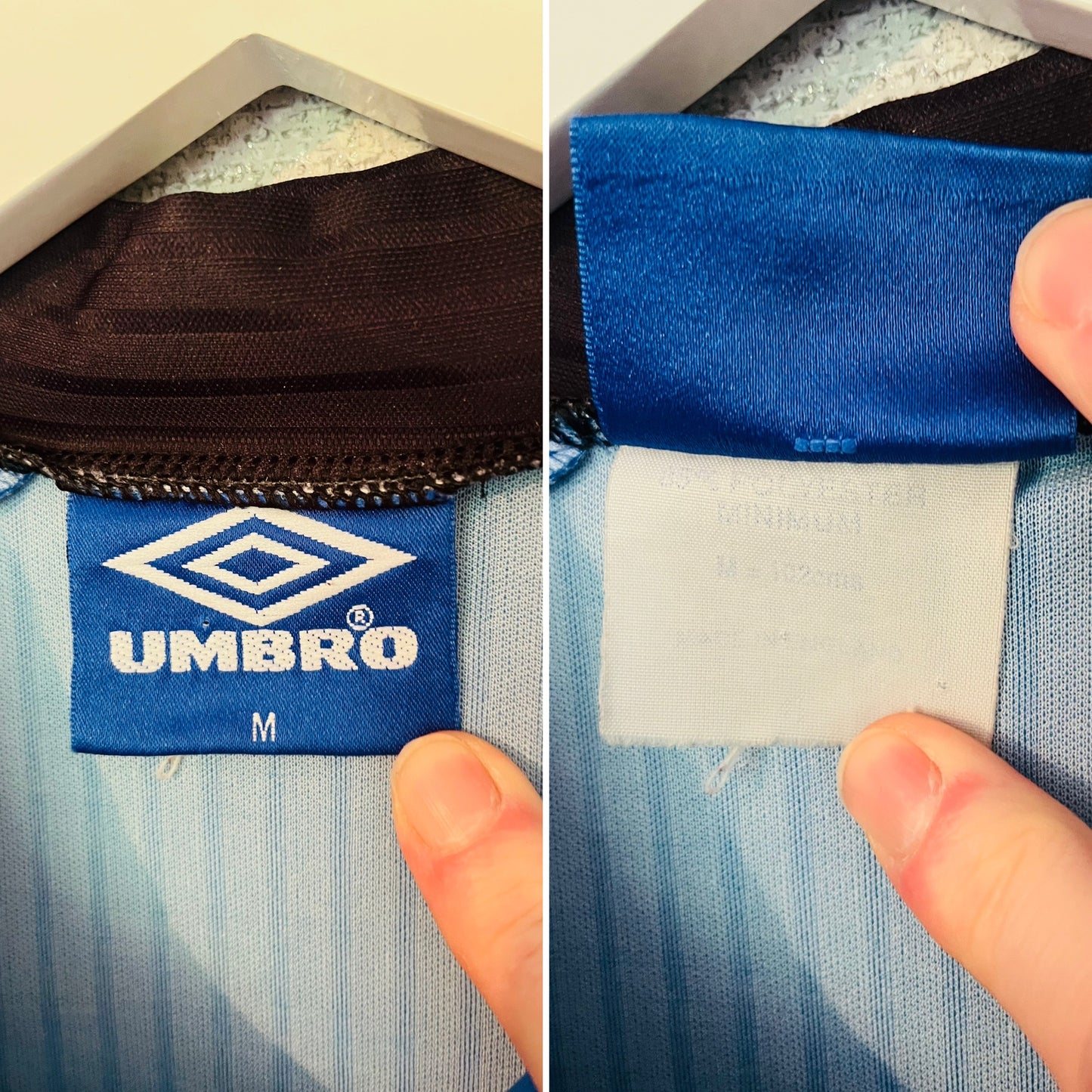 Manchester United third football shirt 1996/97 Cantona Medium