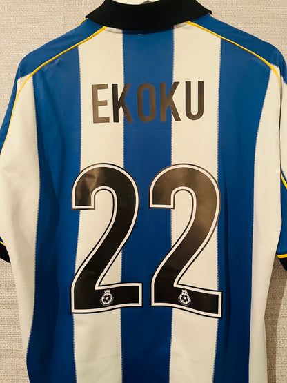 Sheffield Wednesday home football shirt 2000/01 Ekoku Large