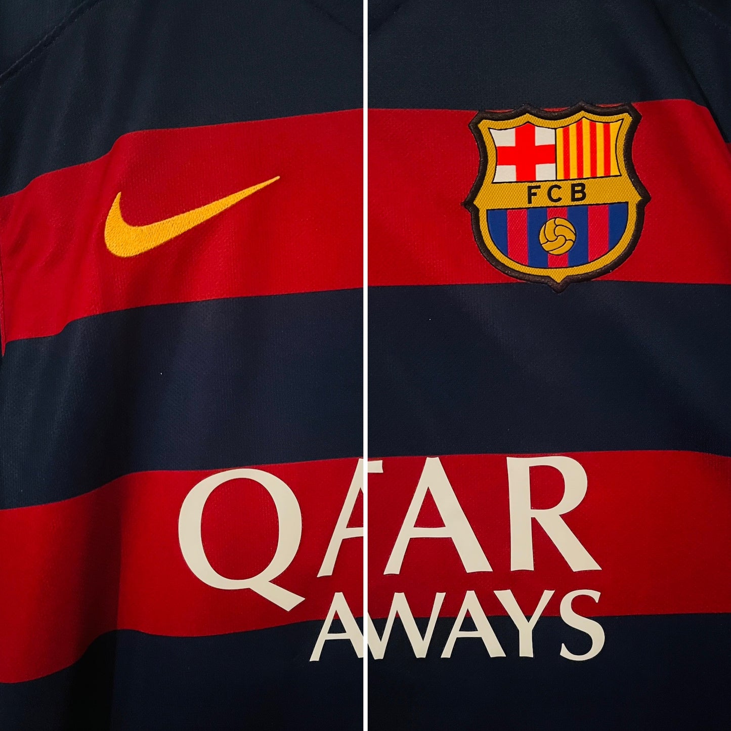 Barcelona home football shirt 2015/16 Messi Medium