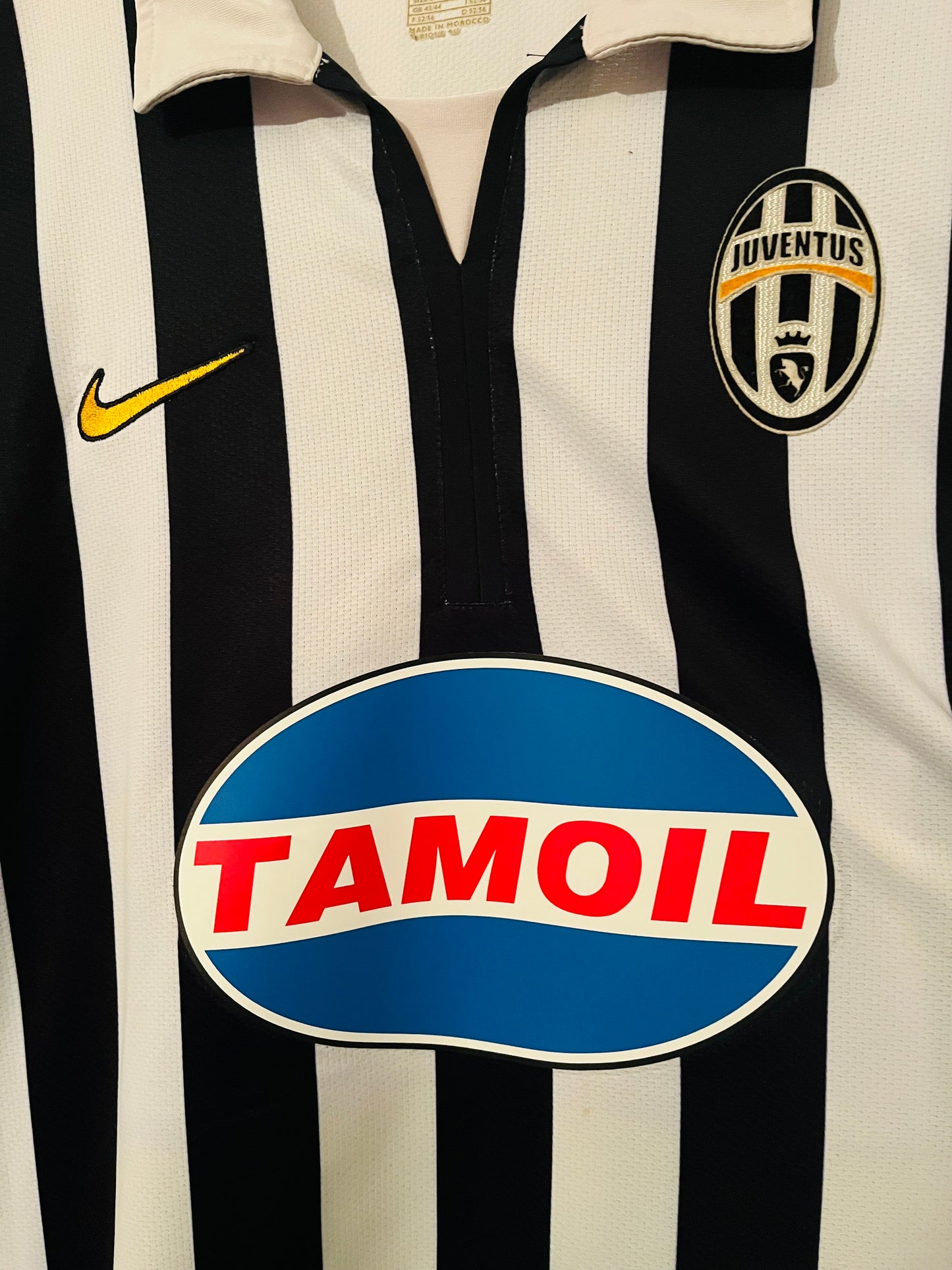 Juventus home football shirt 2006/07 Nedved Large