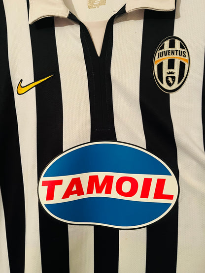 Juventus home football shirt 2006/07 Nedved Large