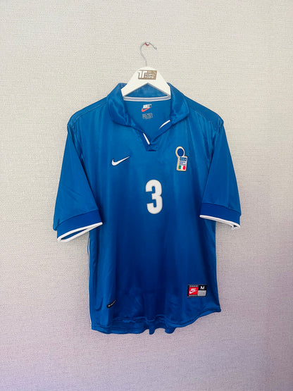 Italy home football shirt W/C 1998 Maldini Medium
