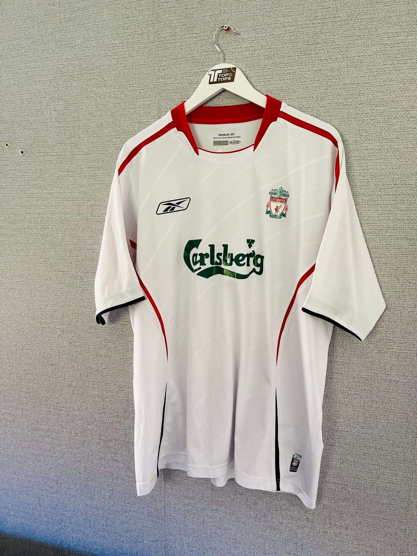 Liverpool away football shirt 2005/06 Alonso XL