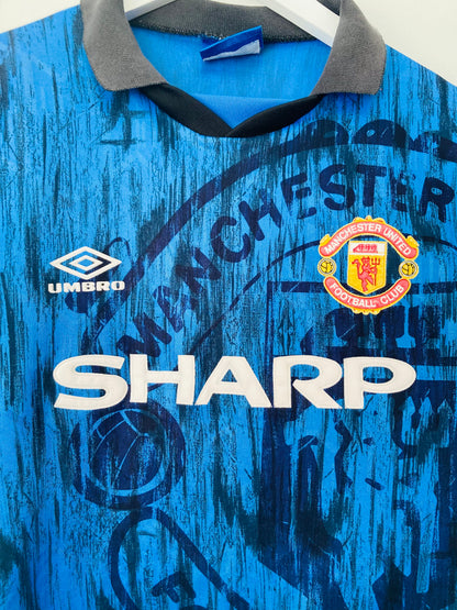 Manchester United away football shirt 1992/93 Cantona Large
