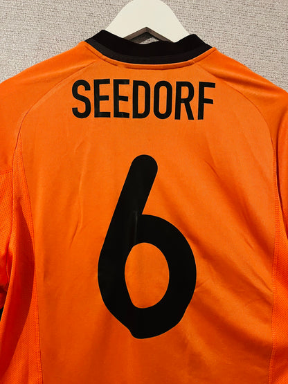 Holland Netherlands home football shirt Euro 2000 Seedorf Medium
