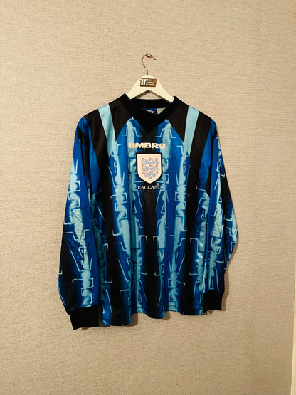 England goalkeeper football shirt 1996/98 Medium