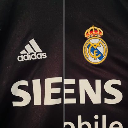 Real Madrid away football shirt 2004/05 Zidane XL