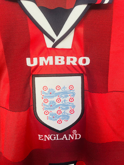 England away football shirt        W/C 1998 Beckham XL