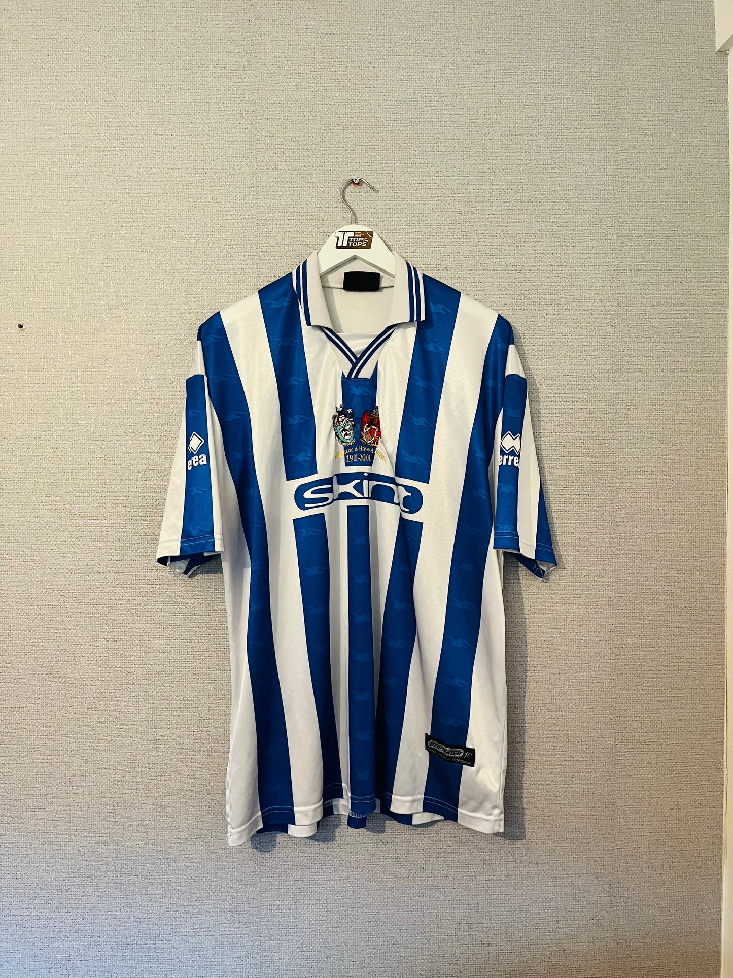 Brighton and Hove Albion home football shirt 2000/02 XXXL